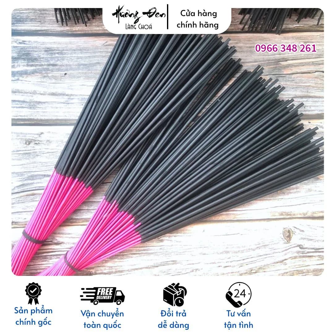 Hương Đen loại 28 Cm với 100 Nén