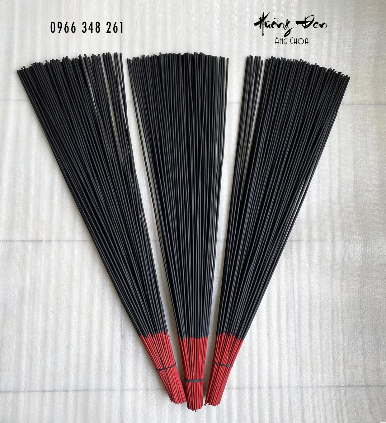 hương đen dài 1 mét, hương làng choá 1 mét, hương thắp cháy 12 tiếng