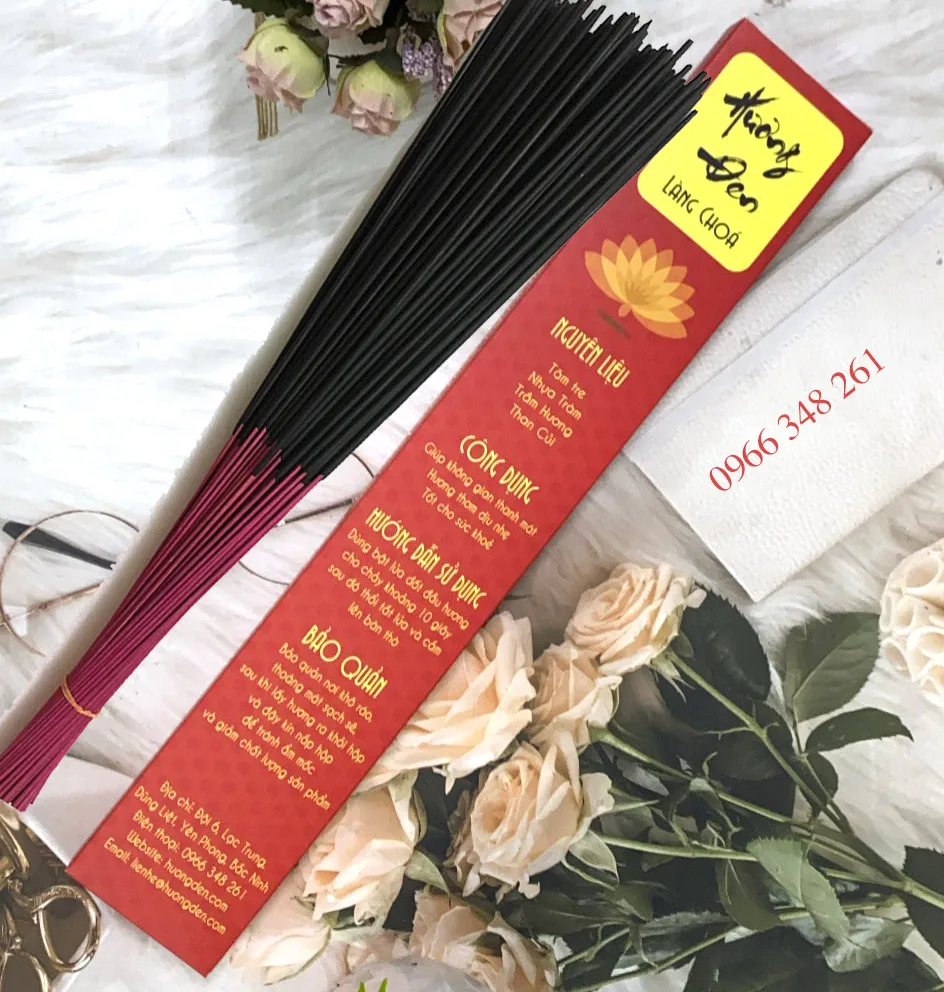hương đen làng chóa dài 38cm